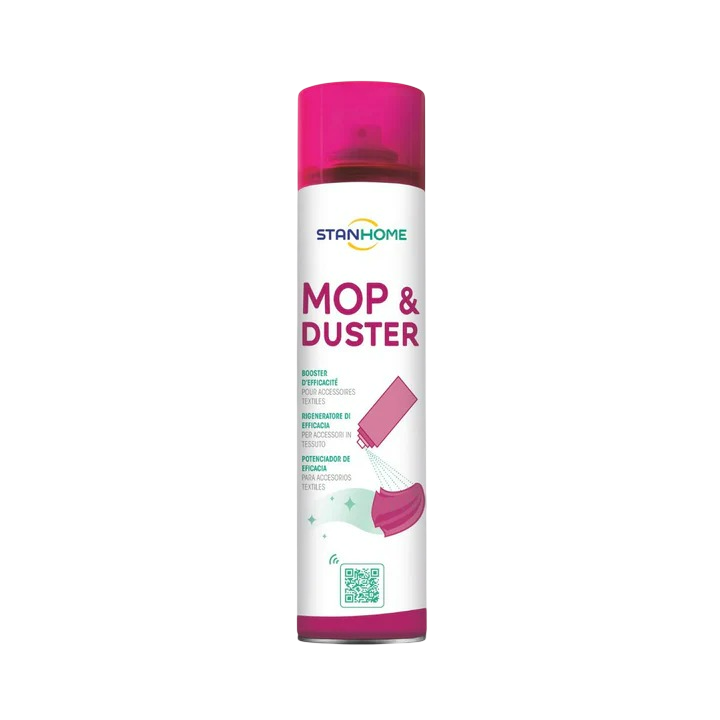 Mop & Duster 400 ml Stanhome | Spray antiestático para textiles y superficies