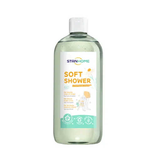 SOFT SHOWER CHAMOMILLE 740 ml manzanilla gel de ducha para cuerpo y rostro