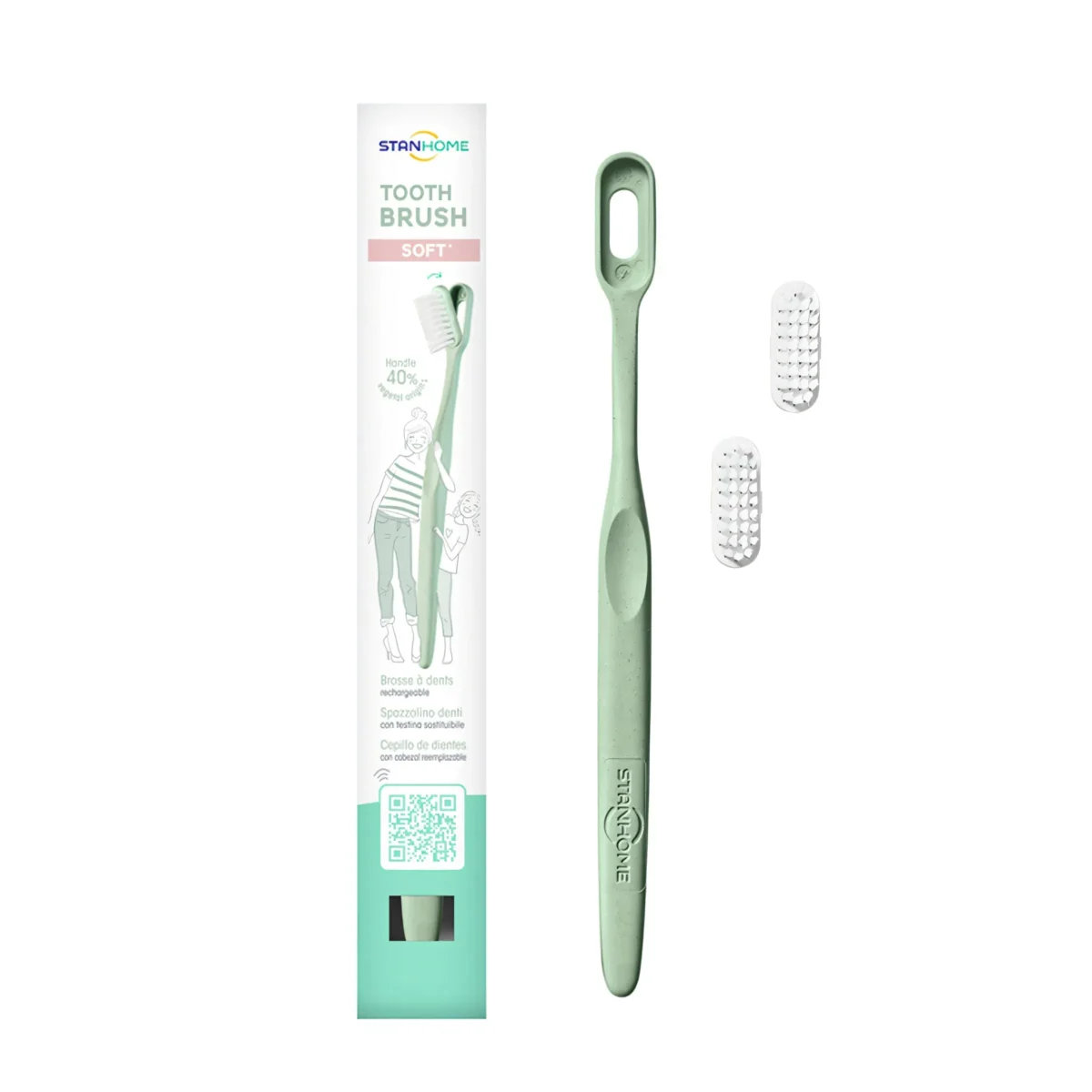 CEPILLO DE DIENTES VERDE SUAVE