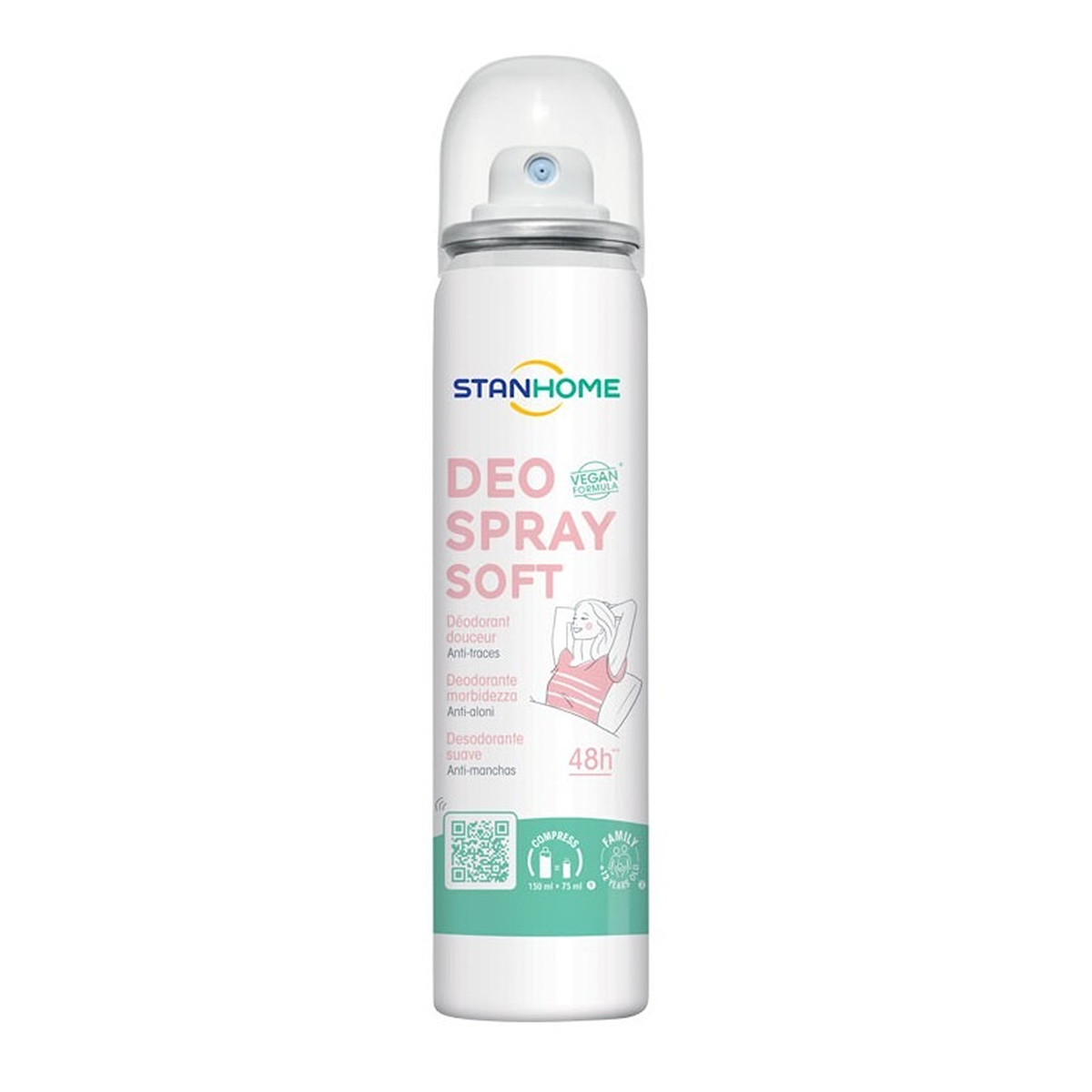 Deo Spray Soft 75 ml – Desodorante suave de uso diario
