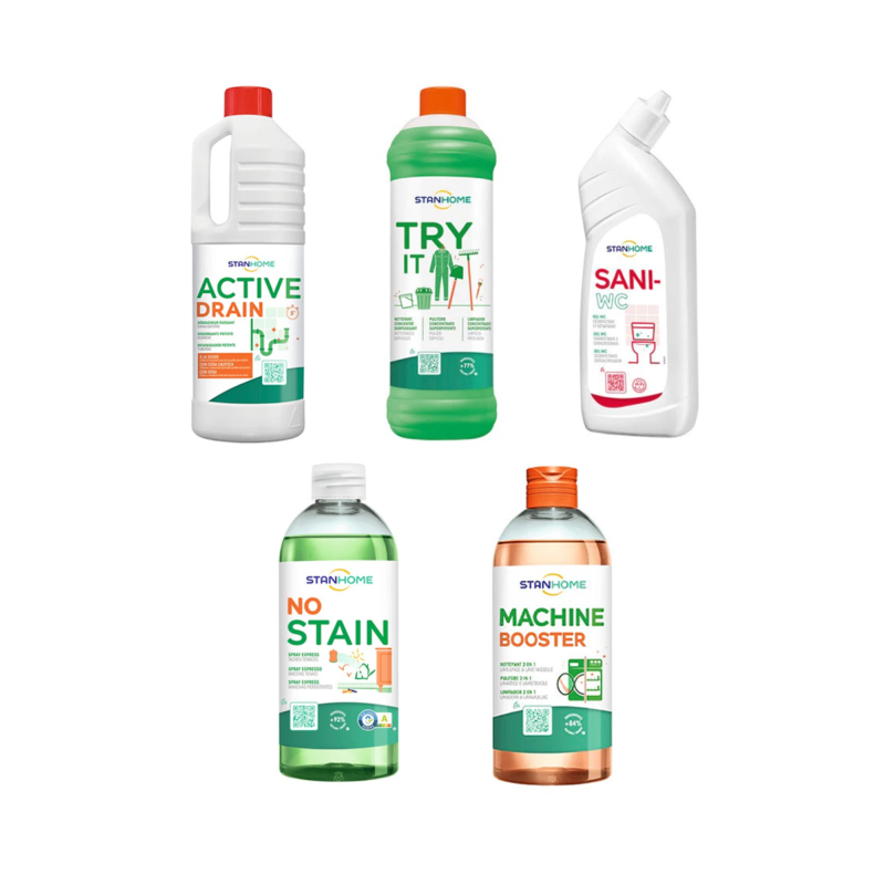 PACK 3x A ELEGIR (TRYIT, ACTIVE DRAIN, SANI WC, NO STAIN, MACHINE)