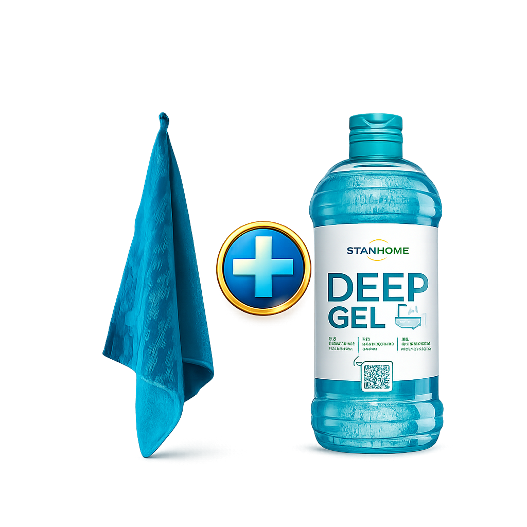 Deep Gel 750 ml + Scratchy Stanhome | Pack limpieza para suciedad incrustada