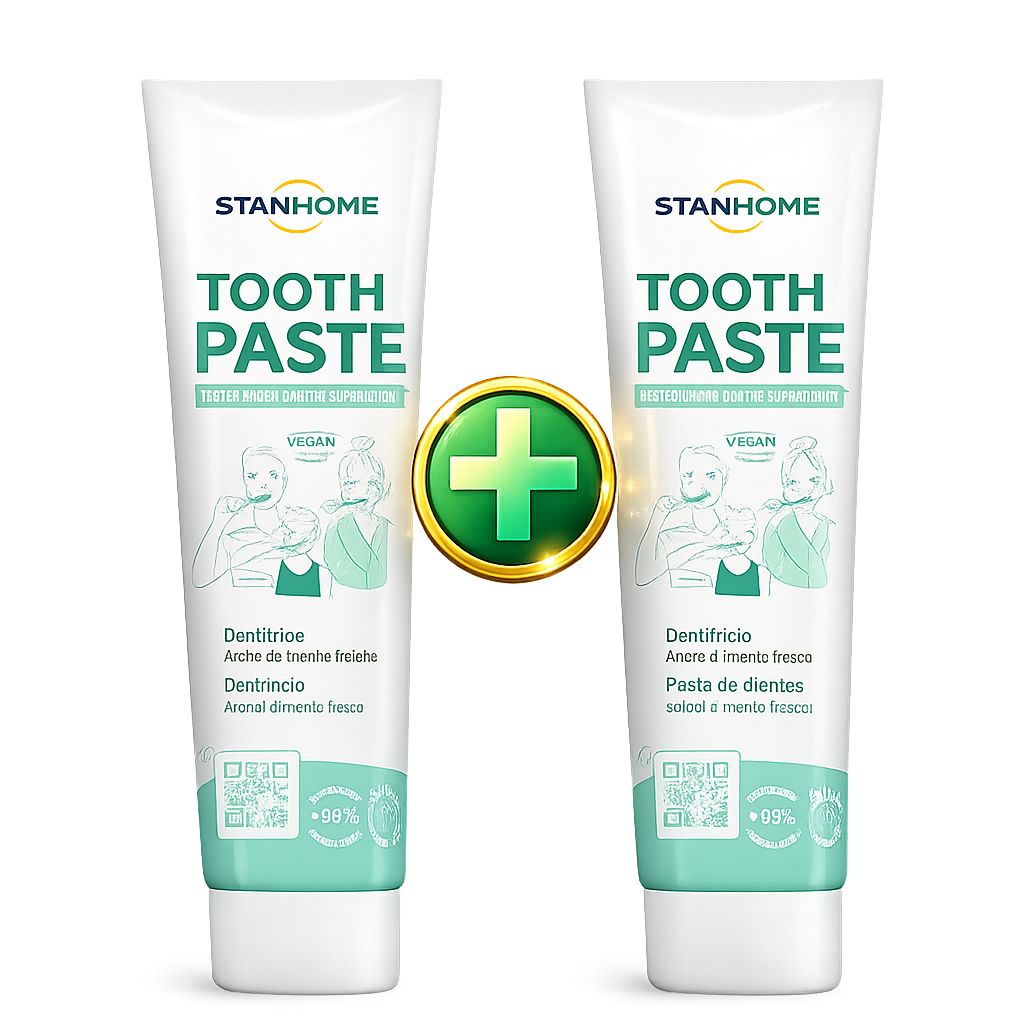 Lote de 2x Tooth Paste Stanhome | Pasta dentífrica para higiene diaria